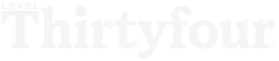 Level Thirtyfour logo white png